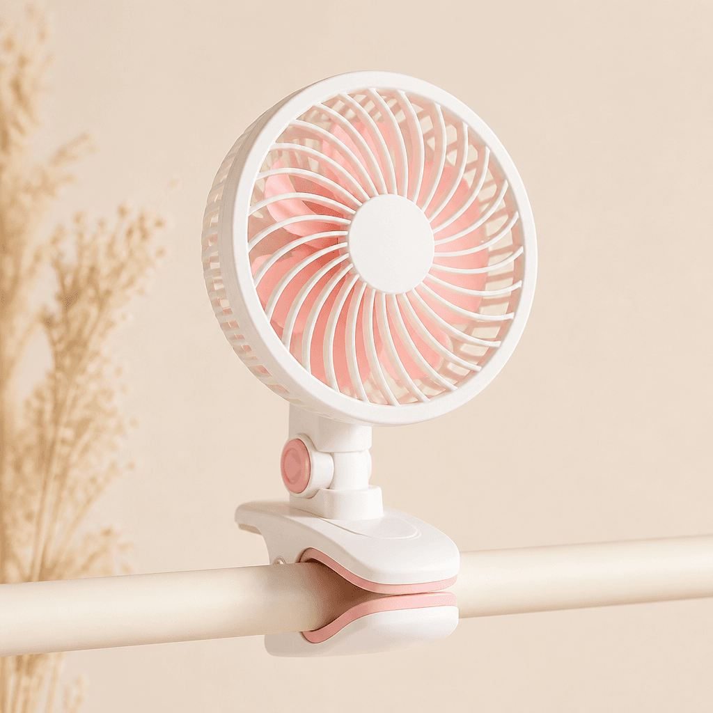 Clip-On Stroller Fan